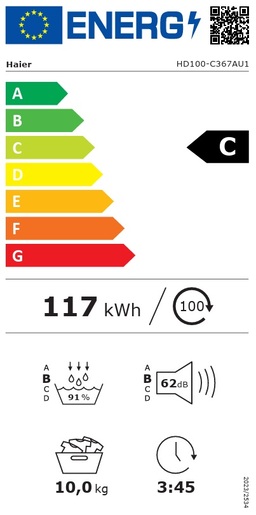 Haier sušilica rublja HD100-C367AU1-S