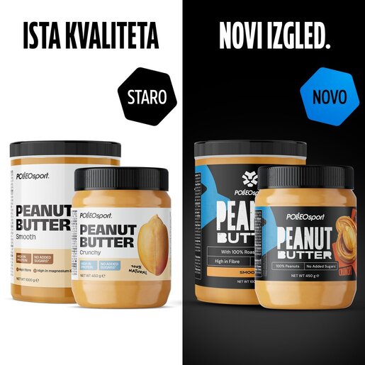 POLLEOsport  Peanut Butter Smooth, 1000 g