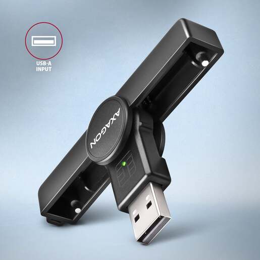 Axagon CRE-SMPA čitač pametnih kartica USB 2.0