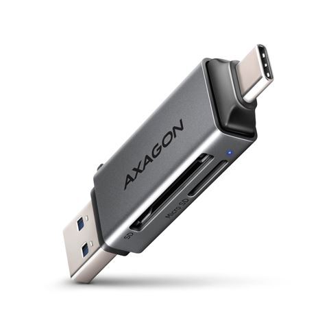 Axagon CRE-DAC čitač SD kartica, USB-A/USB-C, SD/microSD
