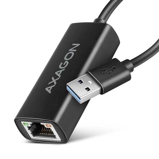 Axagon ADE-AR adapter, USB-A 3.2 > Gigabit Ethernet 10/100/1000Mbit