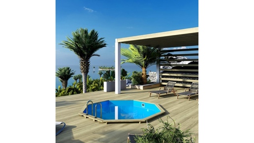 Drveni bazen CORAL 3,25x3,25 - V. 1,18 m