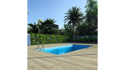 Drveni bazen AQUA 7x3,75 - V.1,45 m - metalni okvir