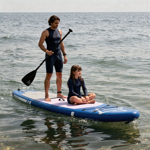 Tripmates Couple SUP daska za 2 odrasle osobe, 335 x 81 x 15 cm, nosivost 180 kg, tamnoplava boja