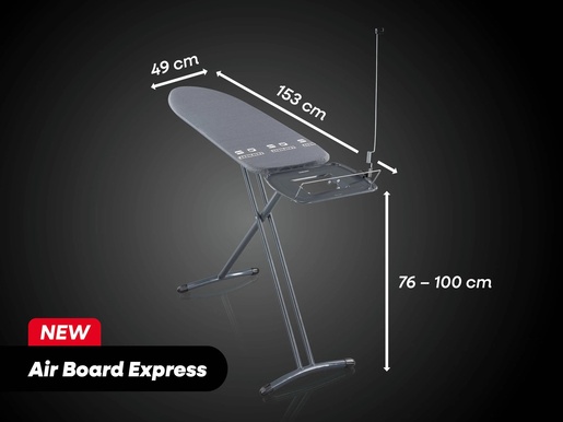 Leifheit Air Board Express M Black daska za glačanje, 120 x 38 cm