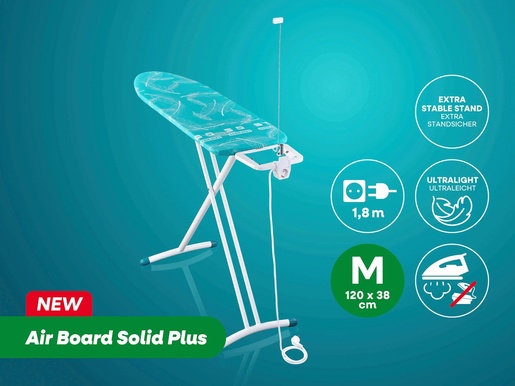 Leifheit Air Board M Solid Plus daska za glačanje, 120 x 38 cm
