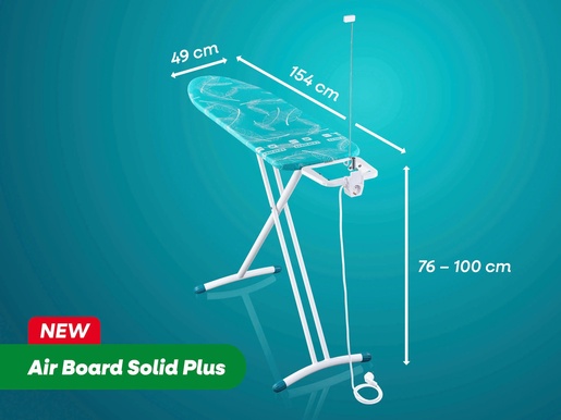 Leifheit Air Board M Solid Plus daska za glačanje, 120 x 38 cm