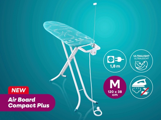 Leifheit Air Board M Compact Plus daska za glačanje, 120 x 38 cm