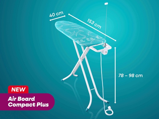 Leifheit Air Board M Compact Plus daska za glačanje, 120 x 38 cm