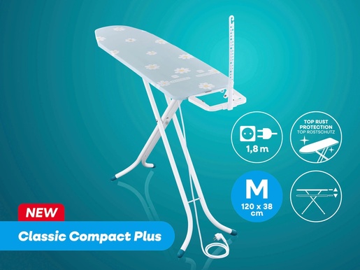 Leifheit Classic M Compact Plus daska za glačanje, 120 x 38 cm