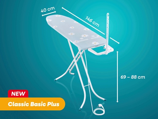 Leifheit Classic M Basic Plus daska za glačanje, 120 x 38 cm