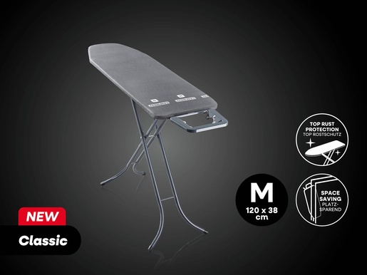 Leifheit Classic M Black daska za glačanje, 120 x 38 cm