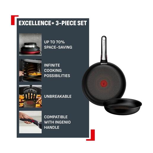Tefal Excellence+ set posuđa, 3kom