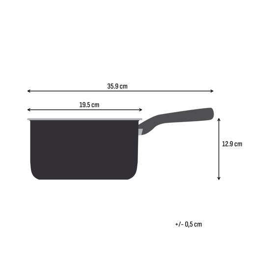 Tefal Excellence+ duboka posuda s poklopcem 18 cm
