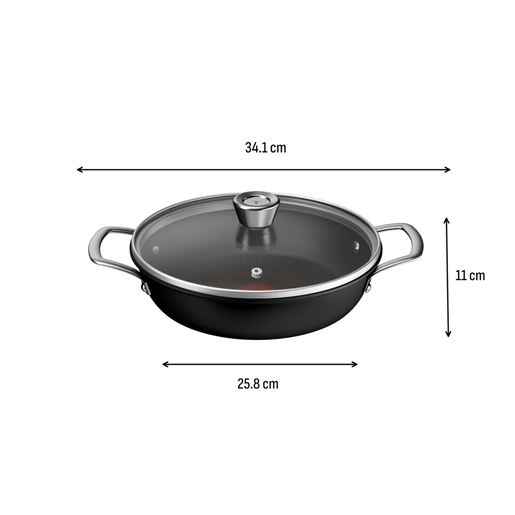 Tefal Excellence+ tava s poklopcem 24 cm