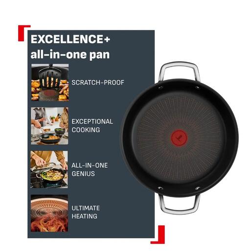 Tefal Excellence+ tava s poklopcem 24 cm