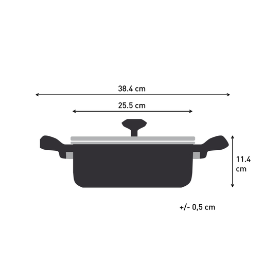 Tefal Space+ tava s poklopcem 24 cm