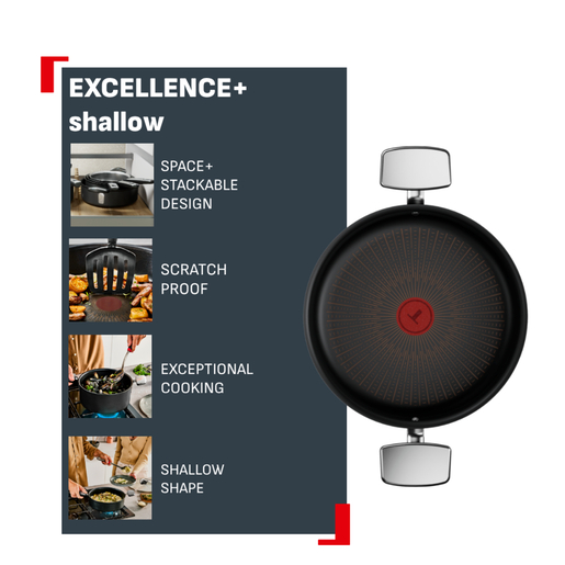 Tefal Space+ tava s poklopcem 24 cm