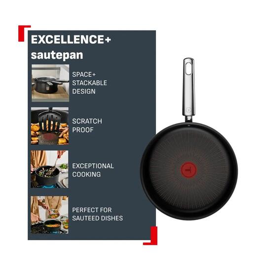 Tefal Excellence Space+ tava s poklopcem 24 cm