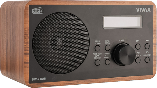 VIVAX VOX radio DW-2, DAB, walnut
