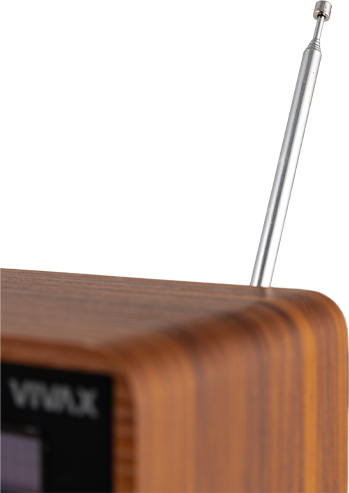 VIVAX VOX radio DW-2, DAB, walnut
