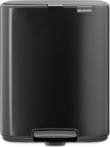 Brabantia Bo kanta s pedalom, 12 l, mat crna