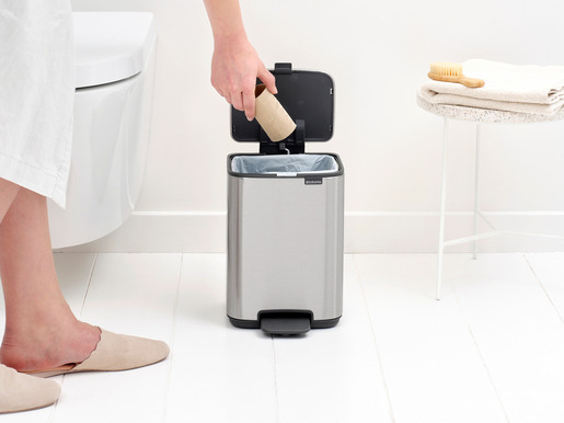 Brabantia Bo kanta s pedalom, 4 l, mat čelik