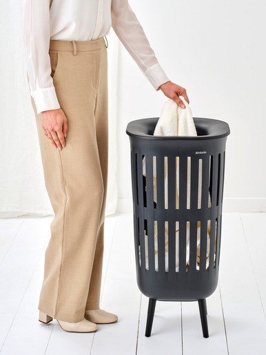 Brabantia Collect-It košara za rublje Hi, 55 l, crna
