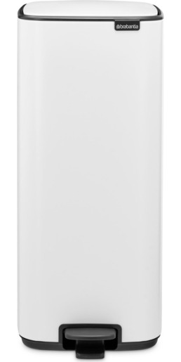 Brabantia Bo kanta s pedalom, 30 l, bijela