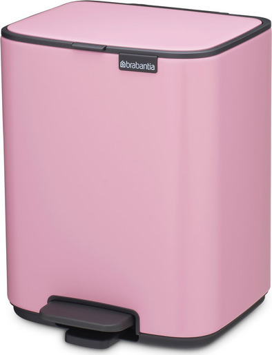 Brabantia Bo kanta s pedalom, 7 l, roza