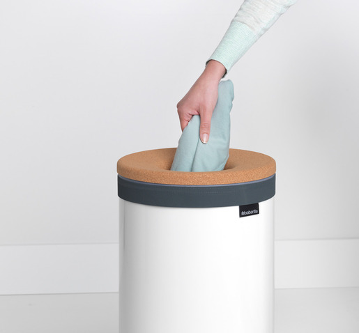 Brabantia kanta za rublje, 35 l, pluteni poklopac, bijela