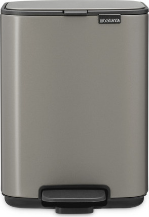 Brabantia Bo kanta s pedalom, 4 l, platina