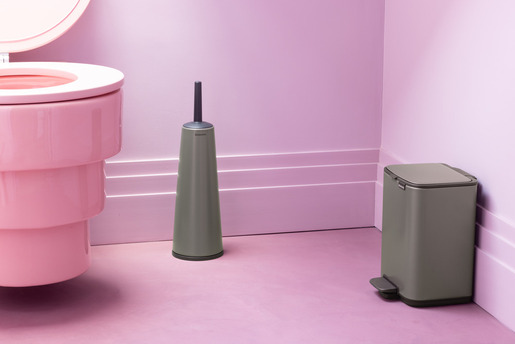 Brabantia Bo kanta s pedalom, 4 l, platina