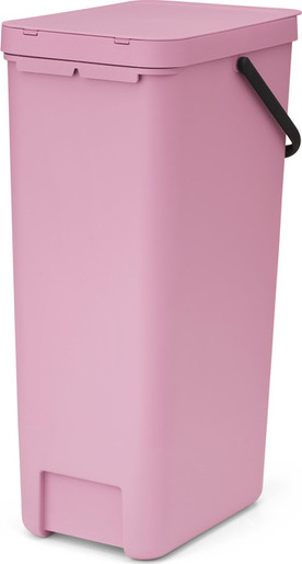 Brabantia Sort & Go koš za otpad, 40 l, roza