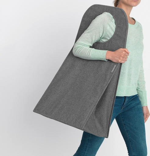 Brabantia pravokutna vrećica za rublje, 55 l, crna