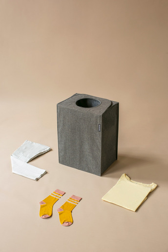 Brabantia pravokutna vrećica za rublje, 55 l, crna