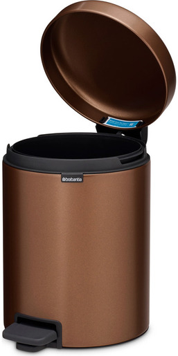 Brabantia NewIcon kanta s pedalom, 5 l, topla bronca