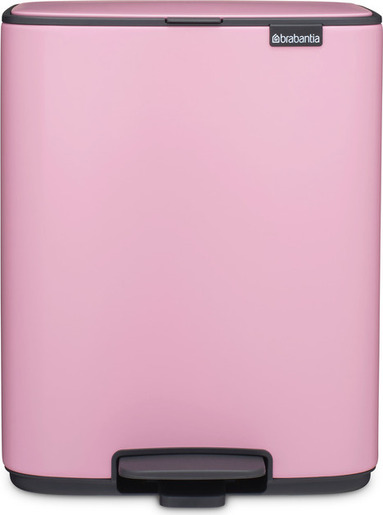 Brabantia Bo kanta s pedalom, 12 l, roza