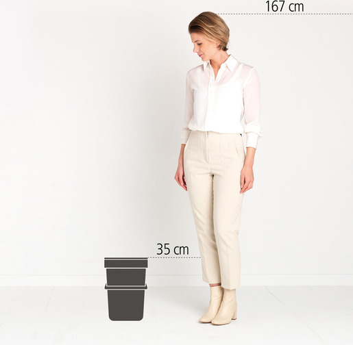 Brabantia NewIcon kanta s pedalom, 30 l, platina