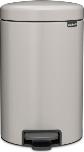 Brabantia NewIcon kanta s pedalom, 12 l, siva