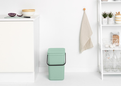 Brabantia Sort & Go koš za otpad, 25 l, zelena