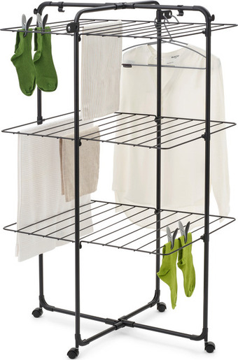 Brabantia HangOn Tower stalak za sušenje, 23 m, mat crna