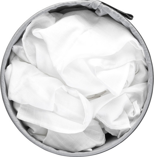 Brabantia kanta za rublje, 35 l, plastični poklopac, mat crna