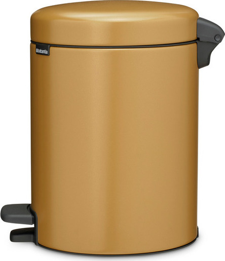 Brabantia NewIcon kanta s pedalom, 5 l, topla zlatna