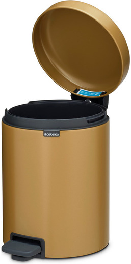 Brabantia NewIcon kanta s pedalom, 5 l, topla zlatna