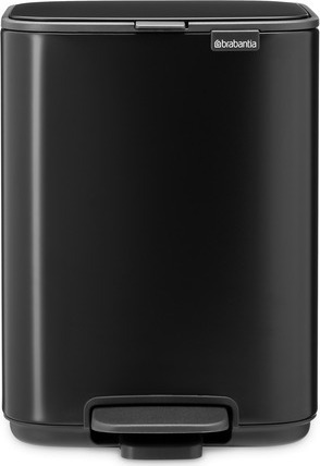 Brabantia Bo kanta s pedalom, 4 l, mat crna