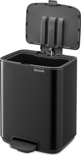 Brabantia Bo kanta s pedalom, 7 l, mat crna