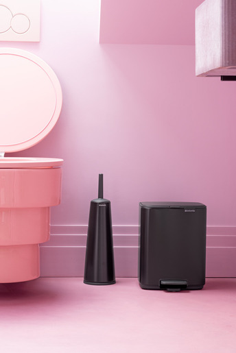 Brabantia Bo kanta s pedalom, 7 l, mat crna