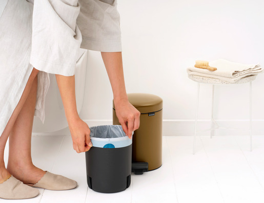 Brabantia NewIcon kanta s pedalom, 5 l, topli mesing