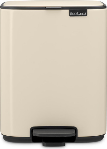Brabantia Bo kanta s pedalom, 7 l, bež